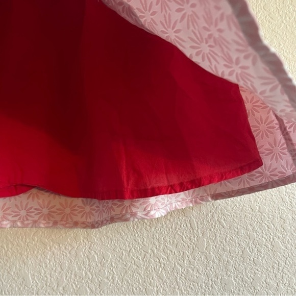 Margherita Girls Floral Print Pink Skirt with Belt and Pockets Girls Size 5 - Picture 4 of 7